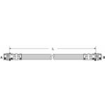 Renault Fren Hortumu Arka Laguna 2 01>08 210Mm 7701050073