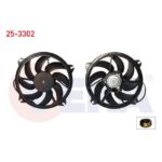 Peugeot Fan Motoru (Su+Klima) Davlumbazlı Teklı Peugeot Partner Tepee 1.6 HDI 2008- 1253.K4