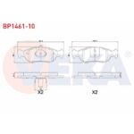 Peugeot Fren Balata Ön Peugeot 106 2 1.4İ 1996-2002 106 1.6İ Xsara (N1) 1.6 1997-2005 Saxo 1.4 1996-2004 306 1993-2002 306 1.8İ 0461.10