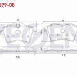 Fren Balata On Peugeot 308 Iı 1.6 Hdi 2014-/ 308 Iı 1.2 Thp 2014-/ 308 Iı 1.6 2014- 0986494714 1559-00 25895 2589501 25896 BP11559-00 D1889-9262 FDB4764 GDB2044 LP2506 WDB652 1610428780 1612886480