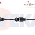Komple Aks Sağ Ön Citroen C5 II 1.6 HDI M-T Uzunluk 936mm 2004-2008 32738G