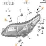 Citroen Far Bağlantı Ayağı Sol C4 Kit 3 Parça 6212.83