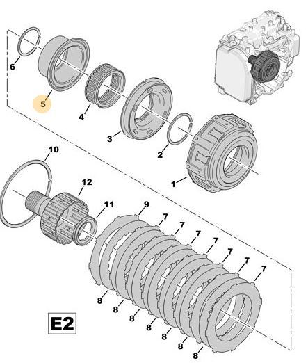 citroen otomatik sanzsman kontra piston c8 231911 psa 2319.11