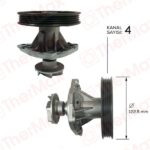 Fiat Devirdaim Fiorino 1.4-1.6 (94-01)-Tempra 1.4Ie(90-96)-Tipo 1.4-1.4Ie(87-95)-Uno (Pa598) (T) 7784979