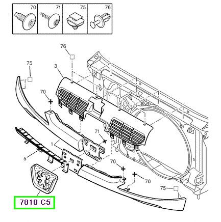 peugeot arma panjur 206 7810c5 psa 7810.c5