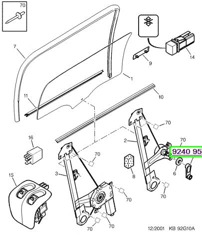 peugeot asma kolu arka sas sol 206 ax saxo cam 924095 psa 9240.95