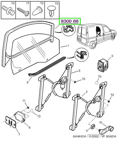 peugeot cam fitili sn sol partner berlingo 930088 psa 9300.88