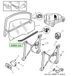 Peugeot Cam Çıtası İç Alt Ön Sol Partner 9309.G5