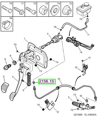 peugeot debriyaj merkez contass alt 406 xantia 20hdi 215615 psa 2156.15