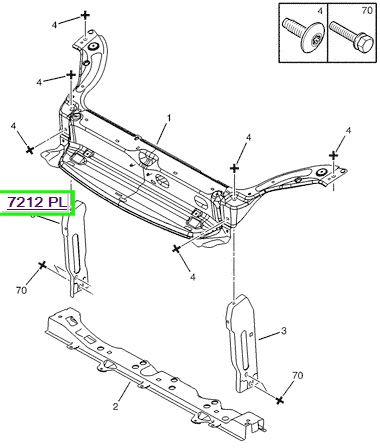peugeot far sacs sol yan partner m59 berlingo 2 paneli 7212pl psa 7212.pl