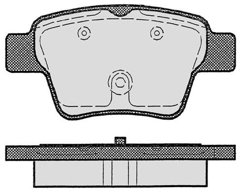 peugeot fren balatass arka 207 06 207 06 307 00 c4 05 04 14 16v 16hdi 425419 psa 4254.19