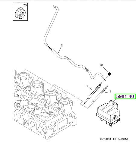 peugeot isstsss kutu 206 307 407 partner berlingo c1 c2 c3 d c4 c5 dv6 16 hdi 598140 psa 5981.40