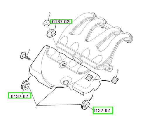 peugeot motor kapak sst somunu 207 307 partner berlingo c2 c3 c4 dw8 711 013702 psa 0137.02