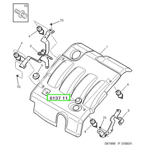 peugeot motor kapak sst tapass 406 partner berlingo 20hdi dw10 montaj takozlu 013711 psa 0137.11