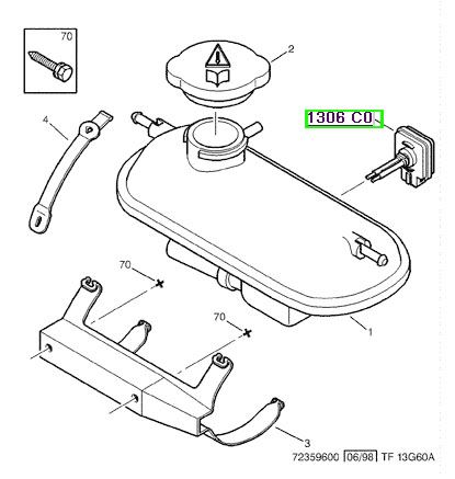 peugeot radyatsr su seviye msssrs 206 307 partner c4 14 hdi 20hdi dw10 dv4td 1306c0 psa 1306.c0