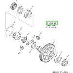 Peugeot İstavroz Dişli 205 206 207 307 C2 C3 Tu Tk Kit 3106.11