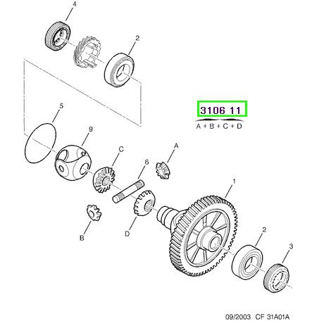 peugeot sstavroz disli 205 206 207 307 c2 c3 tu tk kit 310611 psa 3106.11