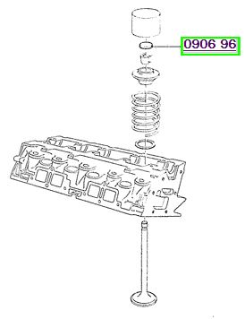 peugeot supap ayar pulu 3 85 partner berlingo xud9 dw8b 19d 090696 psa 0906.96