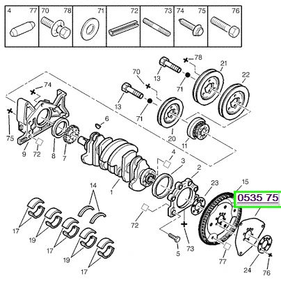 peugeot volan disli merkezleme sacs 106 206 c3 c4 xantia xsara 16 16v bva 053575 psa 0535.75