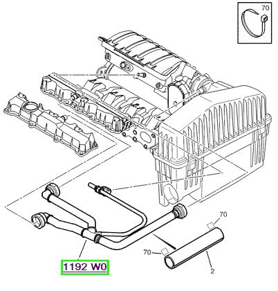 peugeot yas buhar hortumu 206 207 307 308 c2 c3 c4 xsara 2 16 16v tu5jp4 1192w0 psa 1192.w0