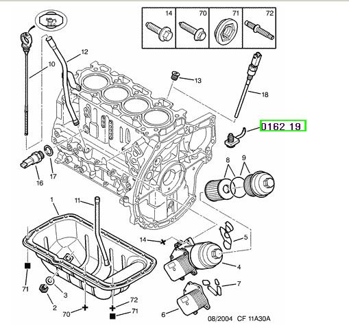 peugeot yaslama memesi 107 206 307 c2 c3 14hdi dv4td 016219 psa 0162.19