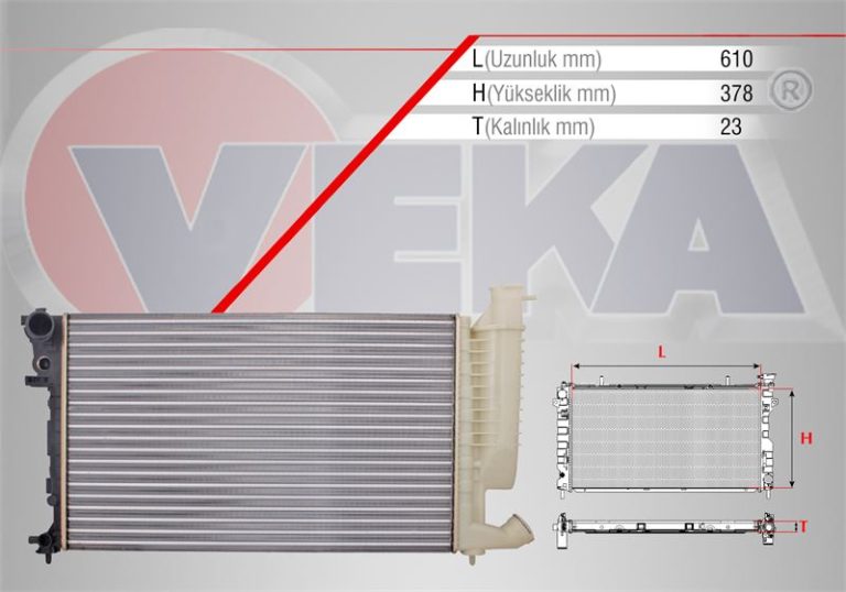 su radyatsru mekanik peugeot 306 7bn3n5 14s segmanls m t 1993 2002 61313 732535 133045 1331c5 vka 16 3308