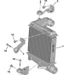 Turbo Radyatör Bağlantı Ayak Alt 308 3008 5008 Rifter  9803778880 9803779180 9803778980